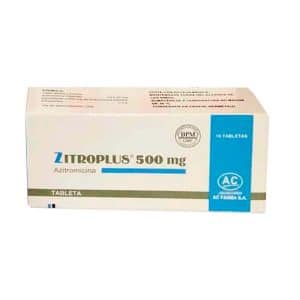 ZITROPLUS 500MG X 10 TABLETAS