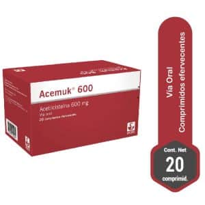 ACEMUK 600MG EFERVES X 20 COMP