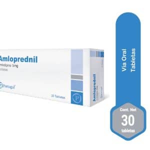 AMLODIPINO (AMLOPREDNIL) 5MG X 30 TABLETA