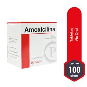 AMOXICILINA 500 MG X 100 CAP.