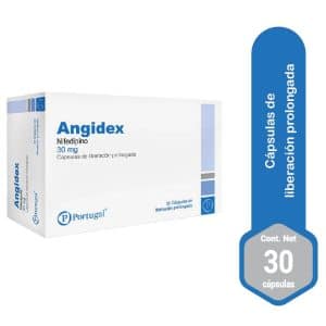NIFEDIPINO 30MG (ANGIDEX) X 30 CAP.