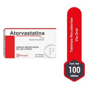 ATORVASTATINA 10 MG X 100 TAB
