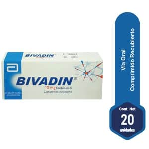 BIVADIN 10 MG X 20 COMPRIMIDOS