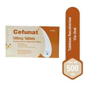 CEFUNAT 500 MG X 100 TAB
