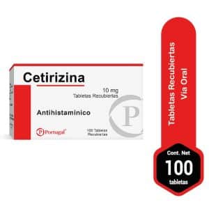 CETIRIZINA 10 MG X 100 TAB.