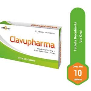 CLAVUPHARMA 500/125MG (AMOX+AC. CLAV) X 10 TAB