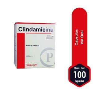 CLINDAMICINA 300 MG X 100 CAP