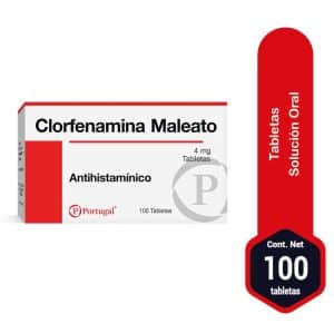 CLORFENAMINA MALE 4MG X 100TAB