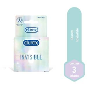 PRESERVATIVO DUREX INVISIBLE X 3
