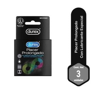 PRESERVATIVO DUREX PLACER P.X3