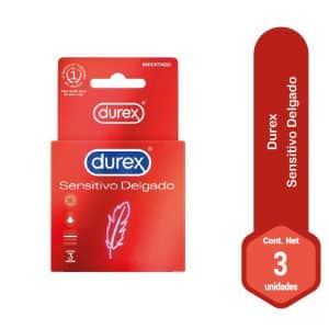 PRESERVATIVO DUREX SENSITIVO X 3UND