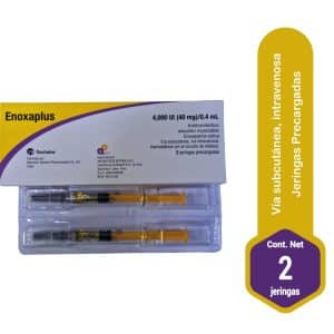 ENOXAPLUS 4000UI (40MG)/0.4ML X 2 JERINGAS PRECARGADAS