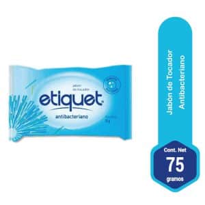 ETIQUET JABON ANTIBACTERIAL X 75g