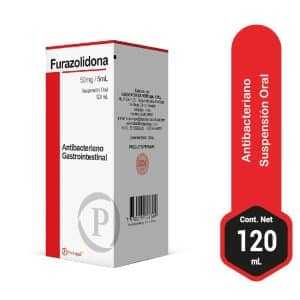 FURAZOLIDONA 50MG/15ML X 120ML