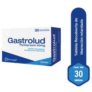 PANTOPRAZOL - GASTROLUD 40 MG X 30 TABLETAS