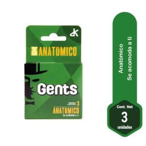 PRESERVATIVOS GENTS ANATOMI X 3