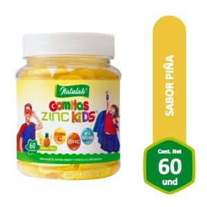 GOMITAS ZINC KIDS S/PIÑA X 60UND