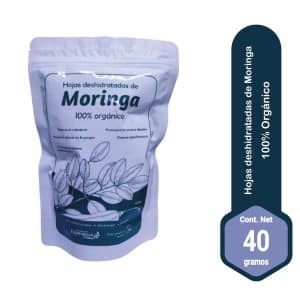 HOJAS DESHIDRATADAS DE MORINGA 100% ORGANICO X 40GR