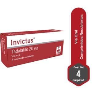 TADALAFILO 20MG (INVICTUS) X 4 TAB.
