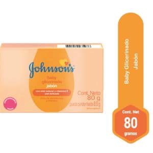 JABON JOHNSONS GLICERINA CAJA X 80 GR.