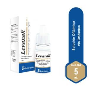 Levaxak NF 1 mg + 5 mg/ml Solución Oftálmica