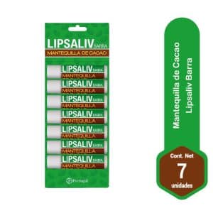 MANTEQUILLA DE CACAO BARRA LIPSALIV X 7 UND