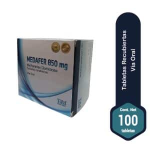 METFORMINA 850MG(MEDAFER) X 100 TAB