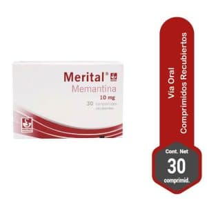 MEMANTINA(MERITAL)10 MG X 30 COM (NO FRACCIONAR)