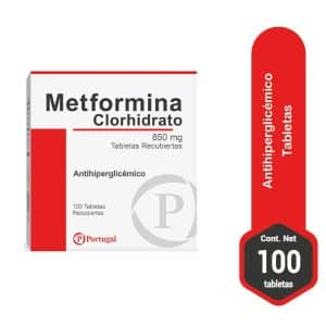 METFORMINA 850 MG X 100 TAB.