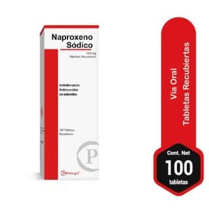 NAPROXENO 550 MG X 100 TAB