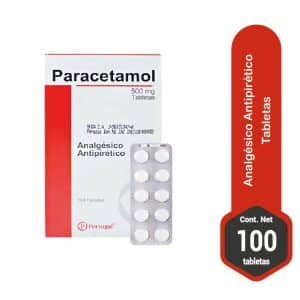 PARACETAMOL 500 MG X 100 TAB.