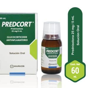 PREDCORT 25MG/5MG SOL X 60 ML.
