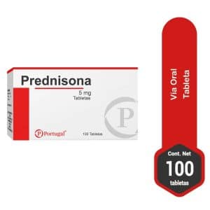 PREDNISONA 5 MG X 100 TAB