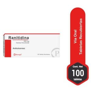 RANITIDINA 300 MG X 100 TAB