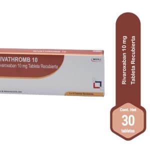 RIVATHROMB 10MG(RIVAROXABAN) X 30 TAB