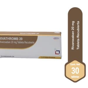 RIVATHROMB 20MG(RIVAROXABAN) X 30 TAB