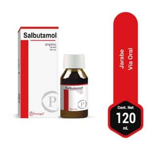 SALBUTAMOL 2MG/5ML JBE X 120ML