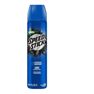 SPEED STICK SPRAY CARBON ABSORBENTE HOMBRE X 150ML