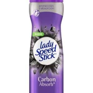 SPEED STICK LADY SPRAY CARBON ABSORBENTE MUJER X 150ML