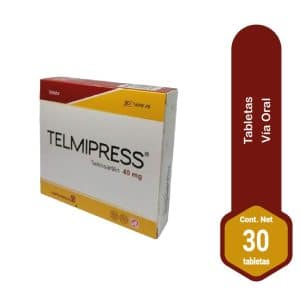 Telmipress 40mg x 30 tabletas
