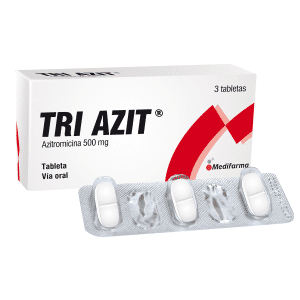 TRI-AZIT 500 MG X 3 COM