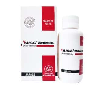 VALPRAX 250MG/5ML JBE X 120ML
