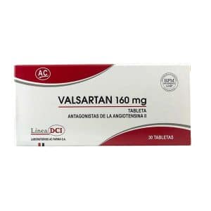 Valsartan 160mg x 30 tabletas