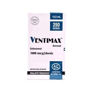 VENTIMAX AEROSOL 100MCG/250DOS