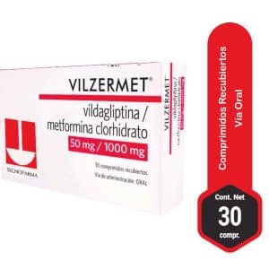 VILZERMET 50MG/1000MG X 30 COMP